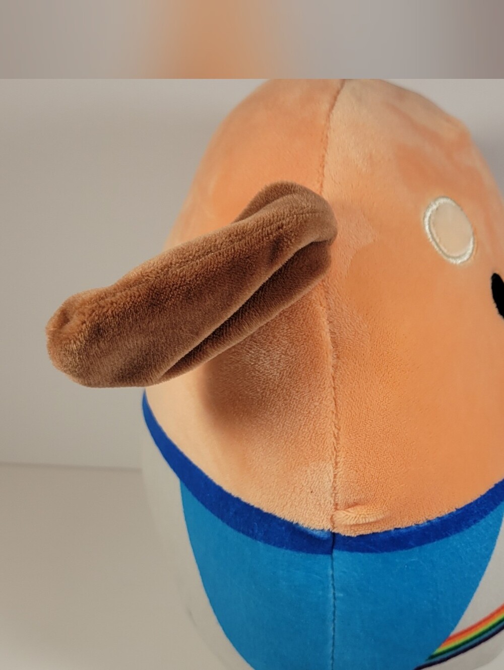 Squishmallows Sam The Dog 8" Plush, Brown Dog In T-Shirt - Picture 4 of 13
